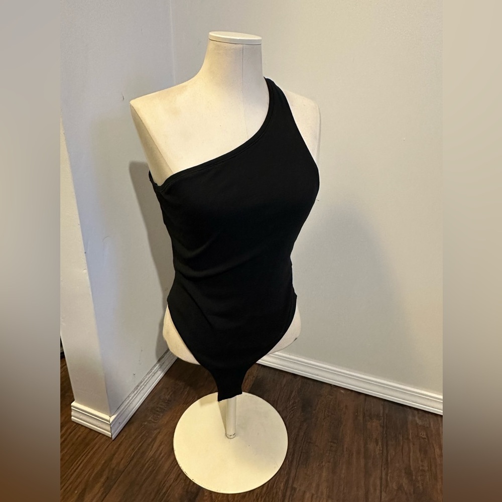 Topshop Elegant Black Bodysuit